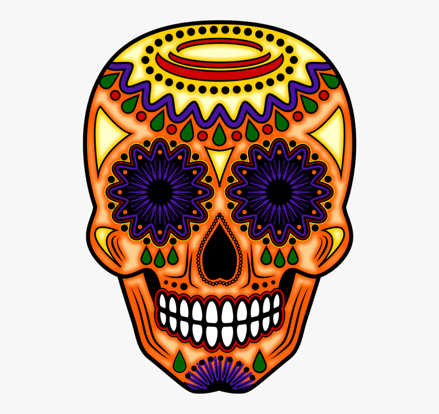 Day Of The Dead Orange, Transparent Clipart