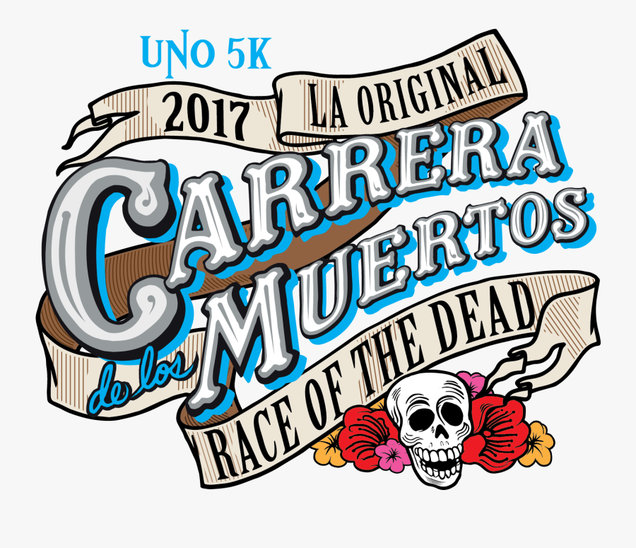 Clipart Banner Day The Dead - Carrera De Los Muertos 2017, Transparent Clipart