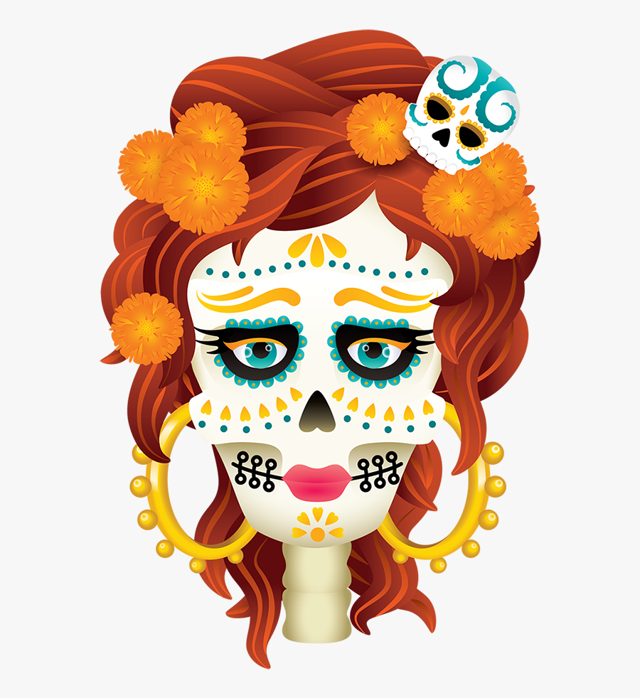 Clipart Banner Day The Dead - Transparent Mexican Flowers Png, Transparent Clipart