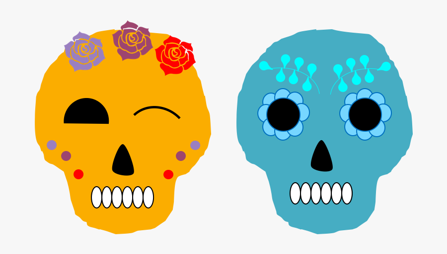 Skull, Transparent Clipart