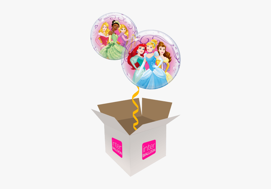 22″ 2-sided Princesses Bubble - 100 Happy Birthday Clipart, Transparent Clipart