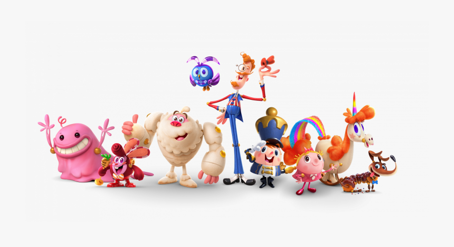 Candy Crush Friends Characters, Transparent Clipart