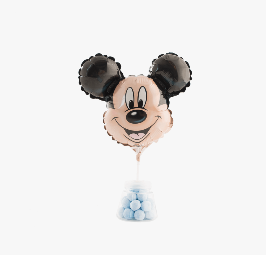 Mickey Mouse Micro Foil Balloon - Mickey Mouse Head, Transparent Clipart