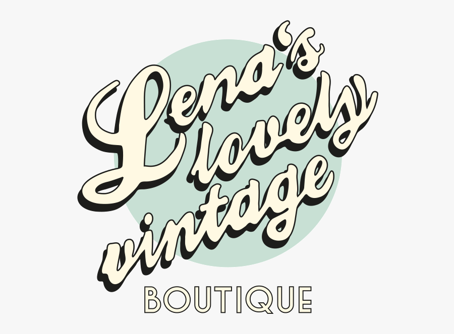 Lena"s Lovely Vintage Boutique Berlin - Calligraphy, Transparent Clipart