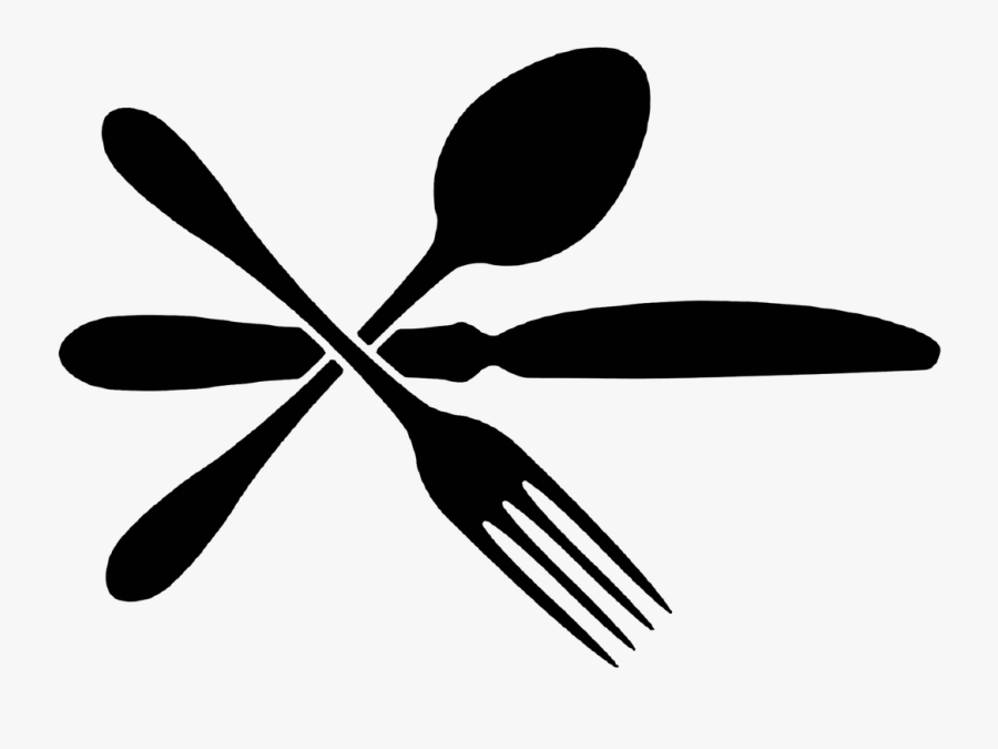 Service - Simple Food Clipart Black And White, Transparent Clipart