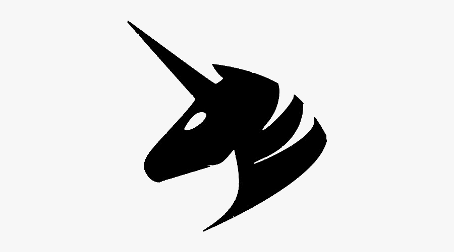 Unicorn Condom Logo - Unicorn Logo Black Png, Transparent Clipart
