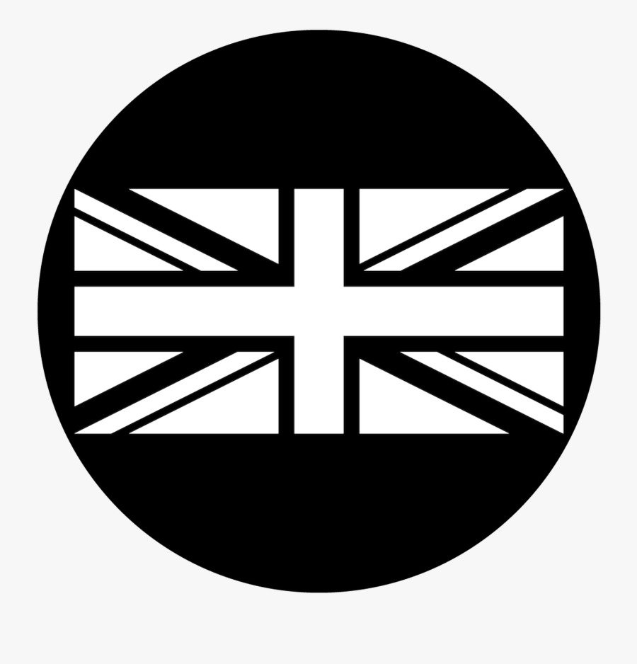 Uk White Logo Flag Png, Transparent Clipart