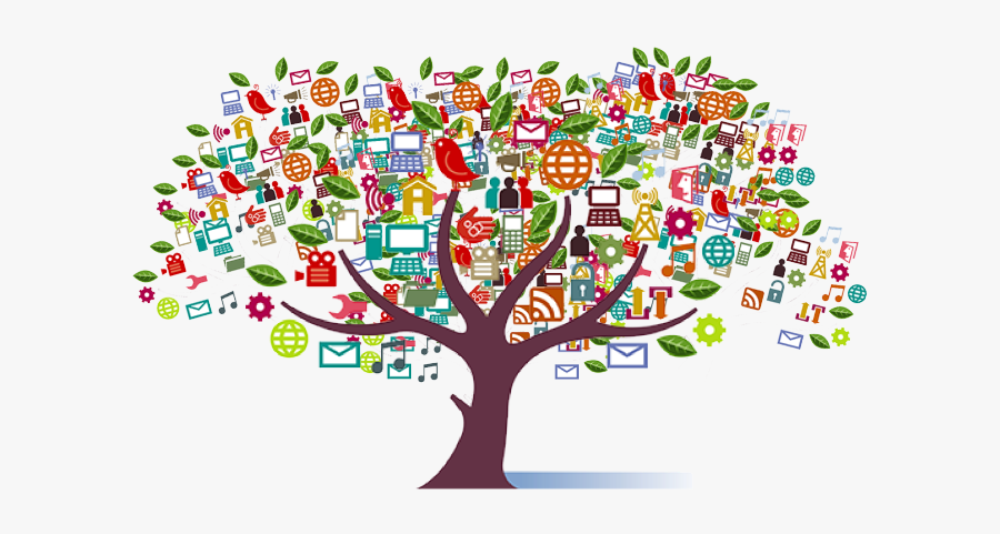 Social Media Marketing Tree , Free Transparent Clipart - ClipartKey