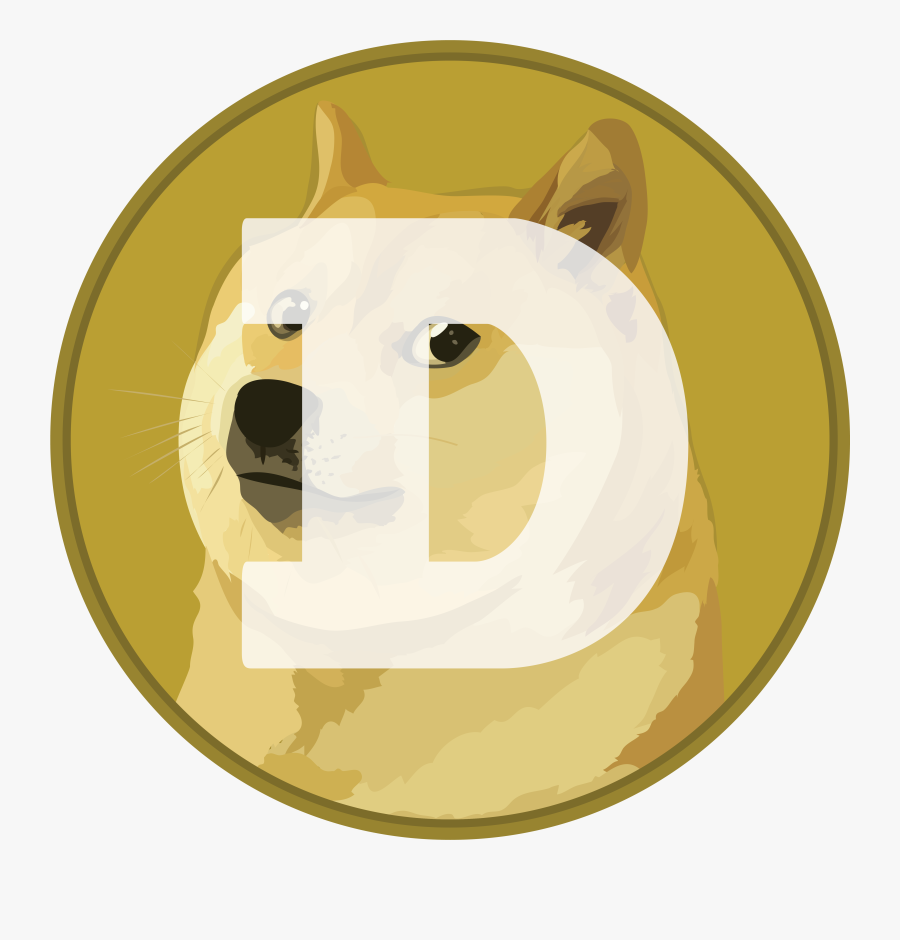 Dogecoin Icon, Transparent Clipart