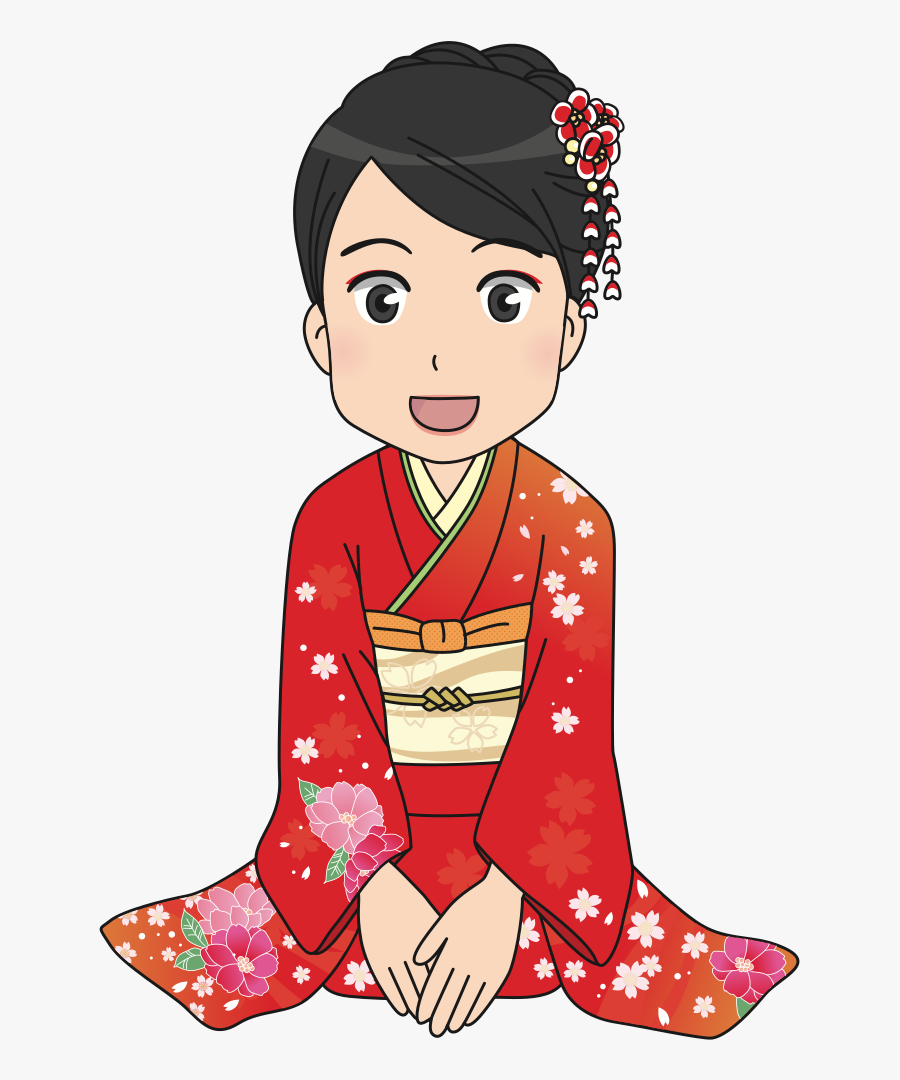 Girl In Kimono - Kikuchi Fujimoto Pathology, Transparent Clipart