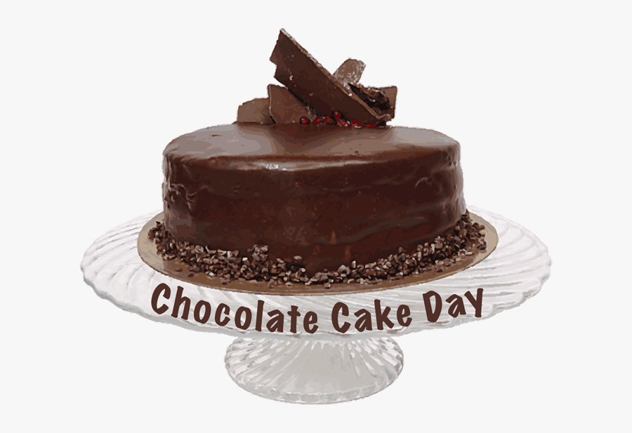 Chocolate Day Cake - Chocolate Cake Day 2018, Transparent Clipart