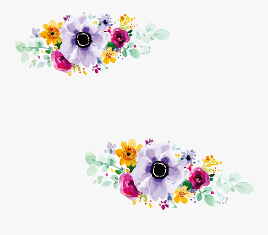 Clip Art Pictures Of Flowers Design - Flowers Design For Wedding Invitation, Transparent Clipart