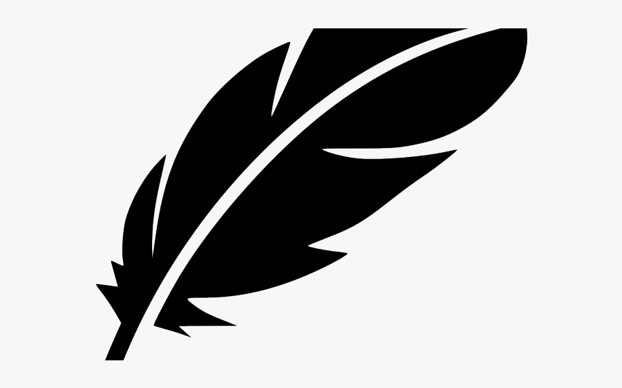 Ink Clipart Plume Pen - Transparent Background Feather Icon, Transparent Clipart