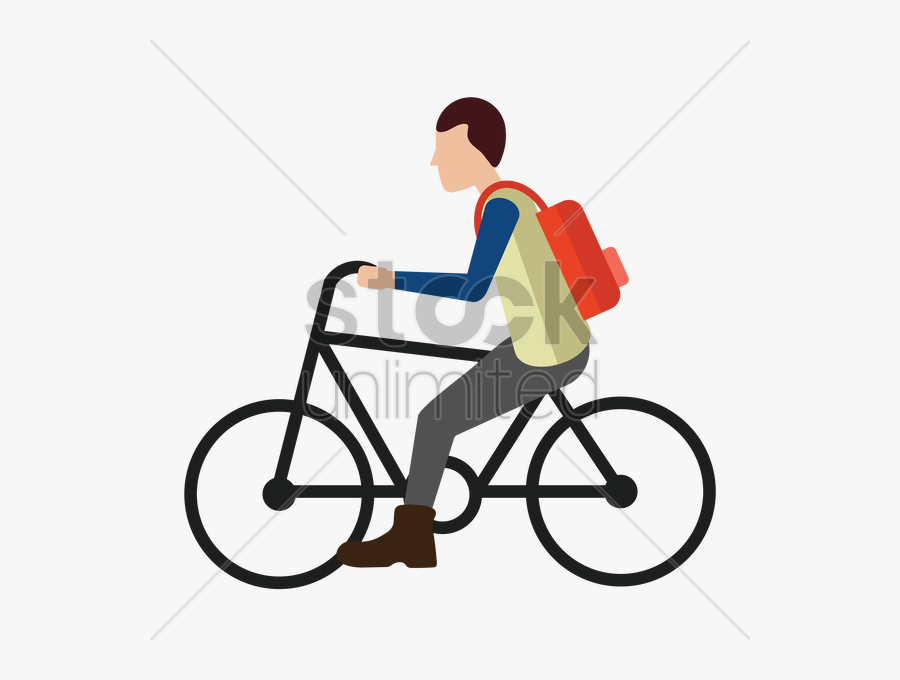 Simple Bicycle Line Drawing, Transparent Clipart