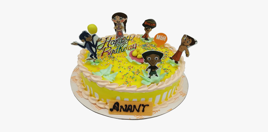 Chhota Bheem Cake, Transparent Clipart