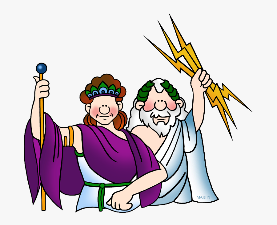 Queen Clipart Hera - Cartoon Jupiter Roman God, Transparent Clipart