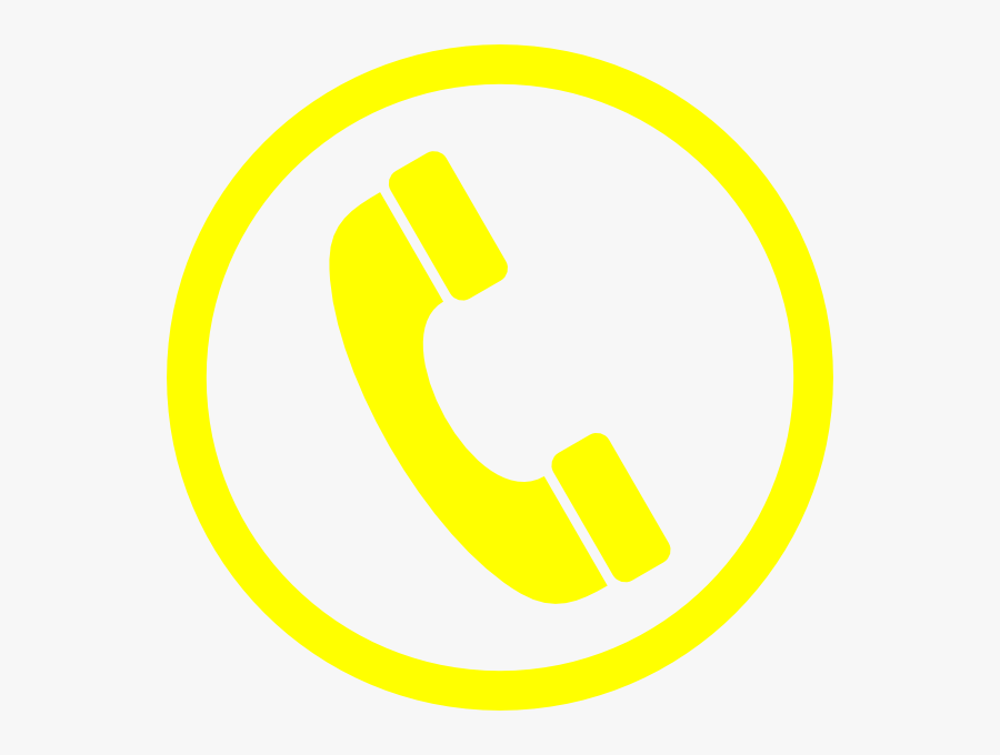 Phone Icon Png Transparent -call Logo Png Yellow, Transparent - Yellow Phone Logo Png, Transparent Clipart