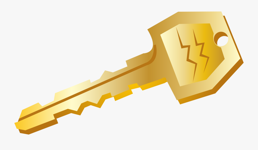 Euclidean Vector Icon - Gold Key Png Vector, Transparent Clipart