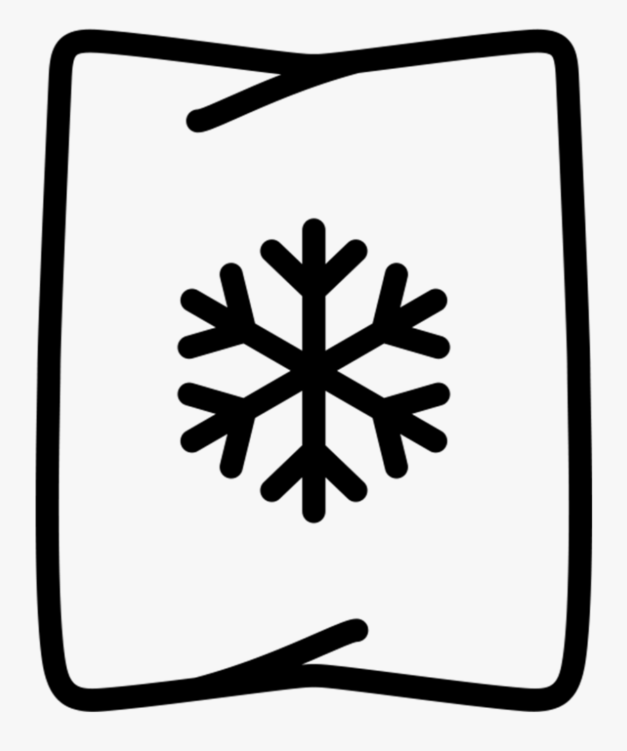 Snowflake Icon - Frozen Food Icon Png, Transparent Clipart