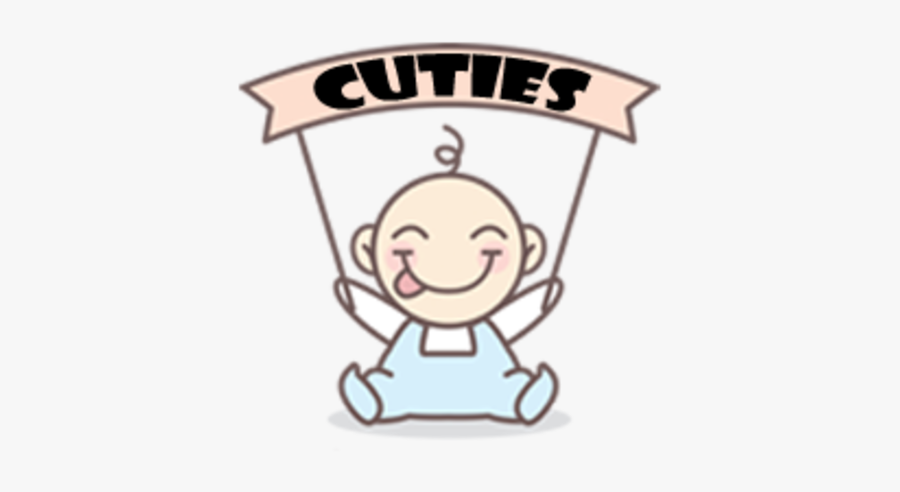 Cute Baby Logo, Transparent Clipart