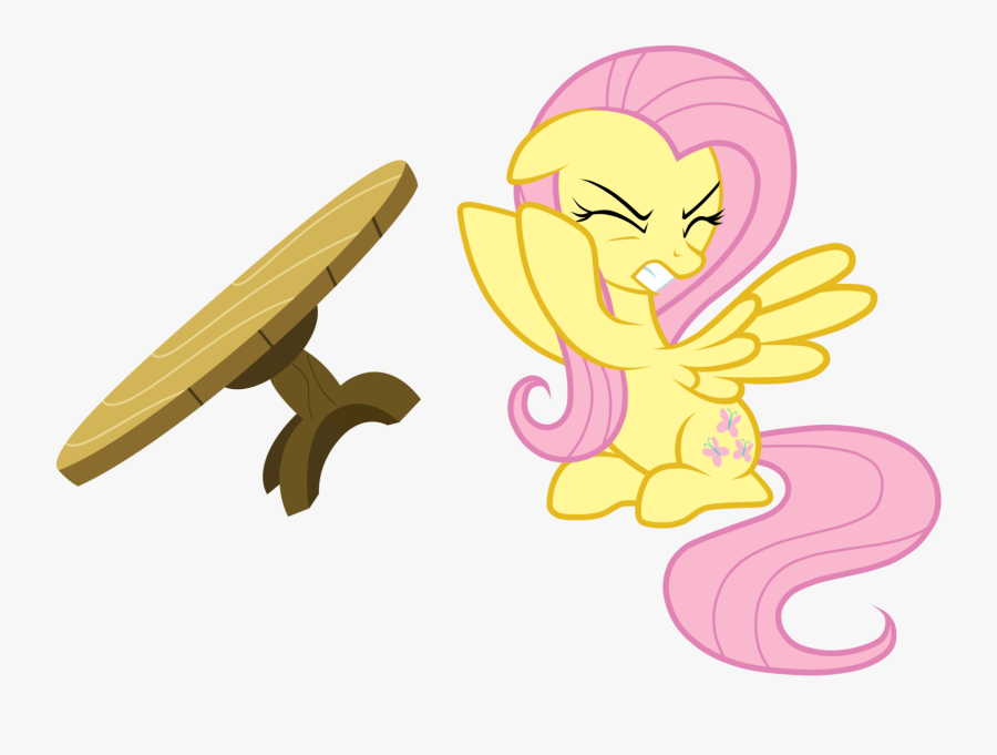 Fluttershy Pinkie Pie Rainbow Dash Table Pony Mammal - Mlp Adorable Fluttershy, Transparent Clipart