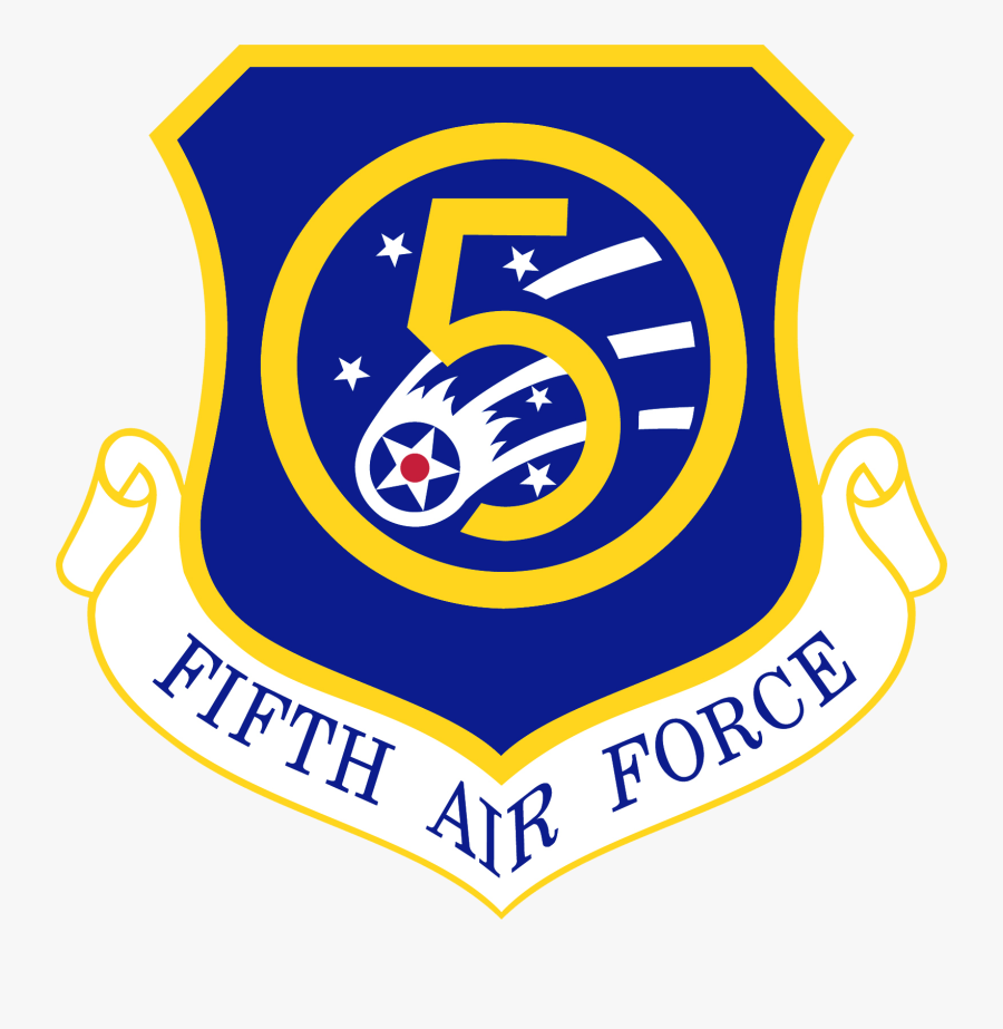 Fifth Air Force Emblem - Pacific Air Forces Logo, Transparent Clipart
