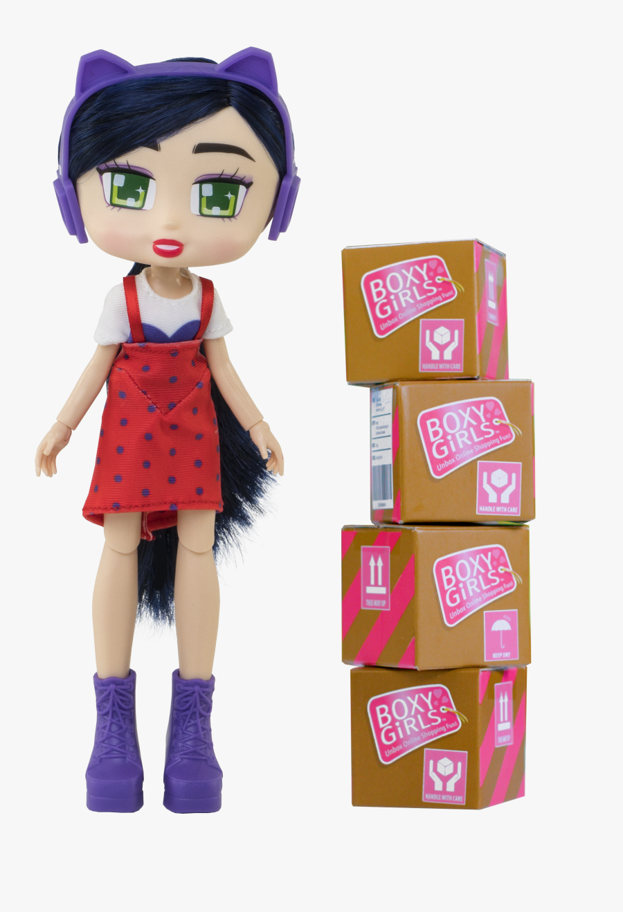 Boxy Girls Riley, Transparent Clipart