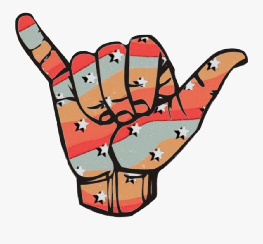 #redaesthetic #hangloose #goodvibes #cute #retro #vsco - Vsco Stickers Hang Loose, Transparent Clipart