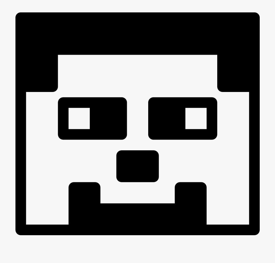 Minecraft Noir Et Blanc, Transparent Clipart