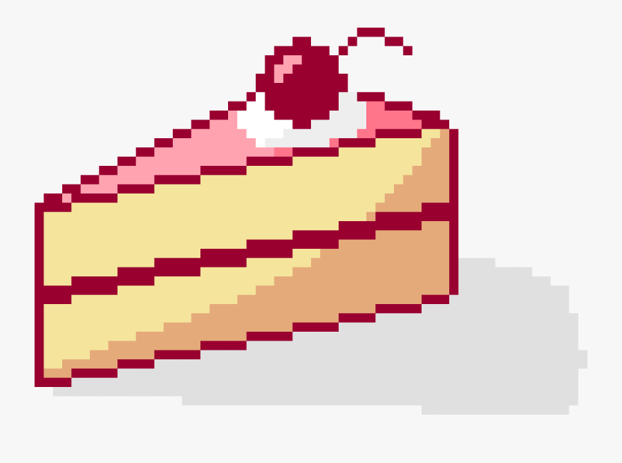 Birthday Wedding Cupcake - Cake Pixel Art Png, Transparent Clipart