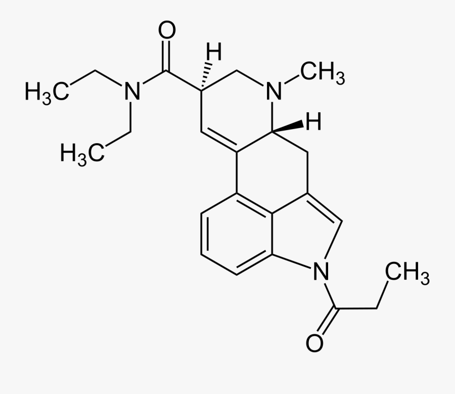 Clip Art P Wikipedia - 1p Lsd Chemical Structure, Transparent Clipart