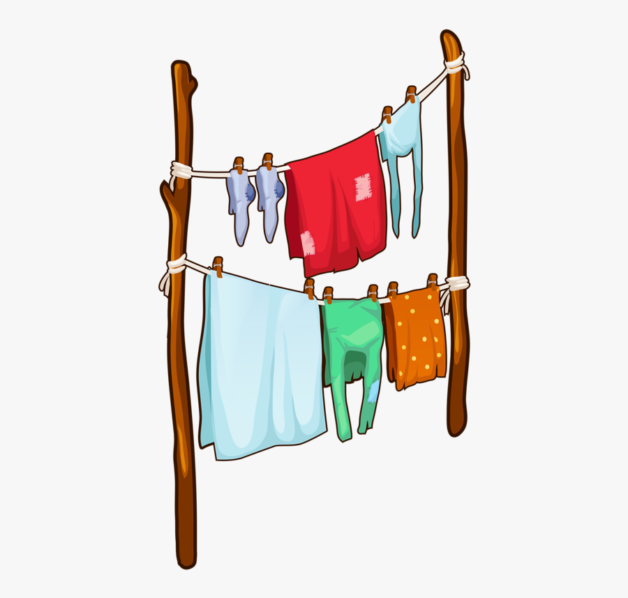 Clothes Hanger Clothes Line Clothing Stock Photography - Clip Art On Clothesline, Transparent Clipart