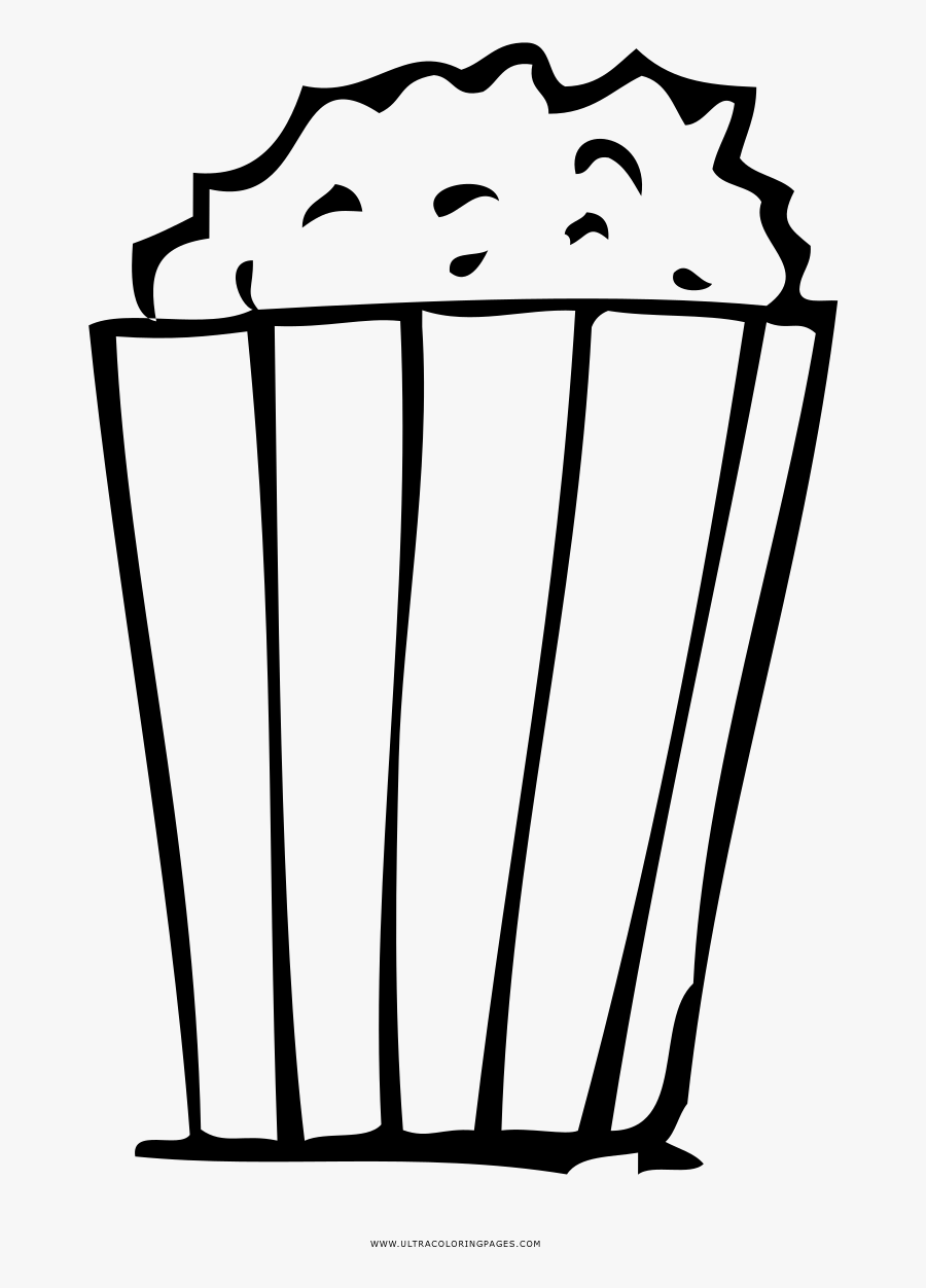 Popcorn Coloring Page - Coloring Pages Popcons , Free ...