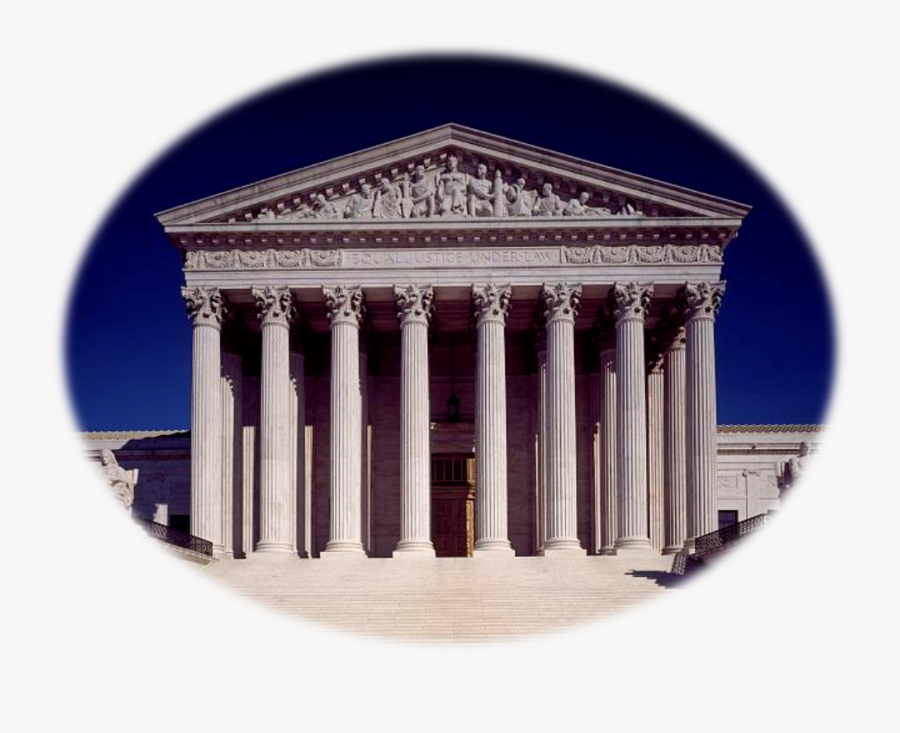 Transparent Courthouse Clipart Black And White - United States Supreme Court Png, Transparent Clipart