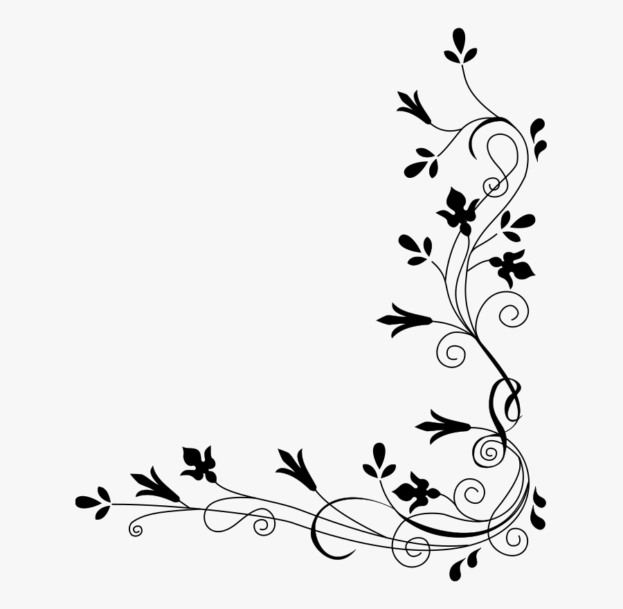 Border Png Simple Flower Border Black And White : Are you searching for ...