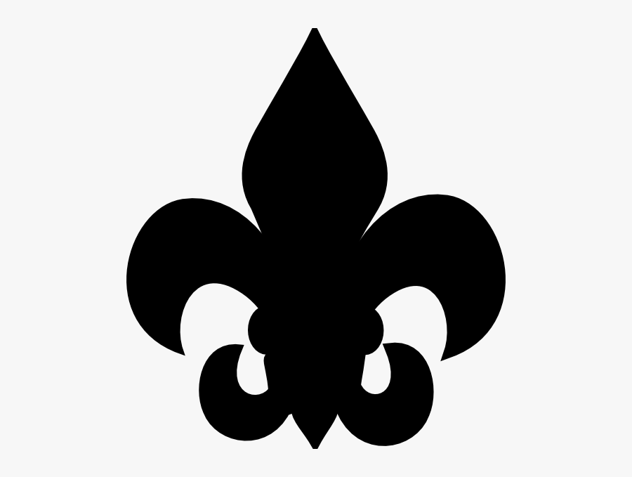 14 Fluer De Lis With Decorative Divider Clip Art Free - Free Fleur De Lis Clipart, Transparent Clipart