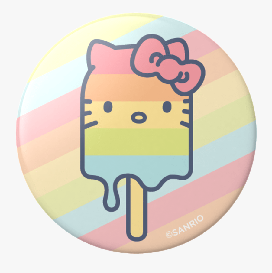 Hello Kitty Popsocket, Transparent Clipart