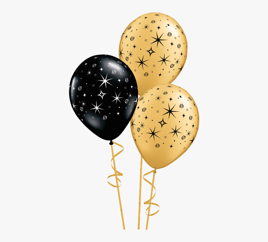 Transparent Birthday Balloons Clipart No Background - Transparent Gold Balloons Png, Transparent Clipart