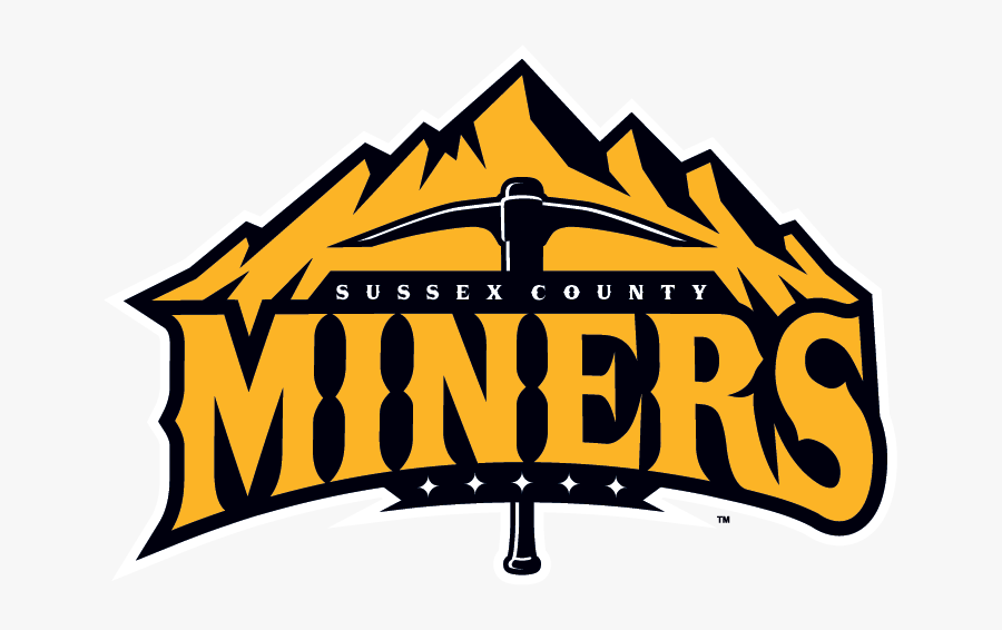 Sussex County Miners Logo, Transparent Clipart