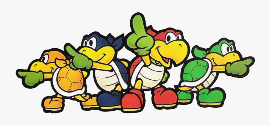 Koopa Bros - Paper Mario Koopa Bros, Transparent Clipart