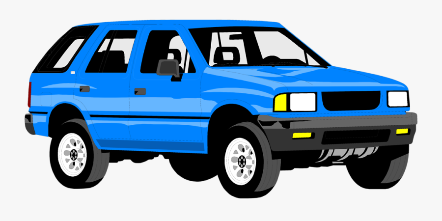 Suv - Blue Suv Clip Art, Transparent Clipart