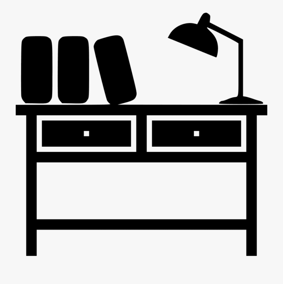 Free Png Download Study Table With Books Icons Png - Study Table