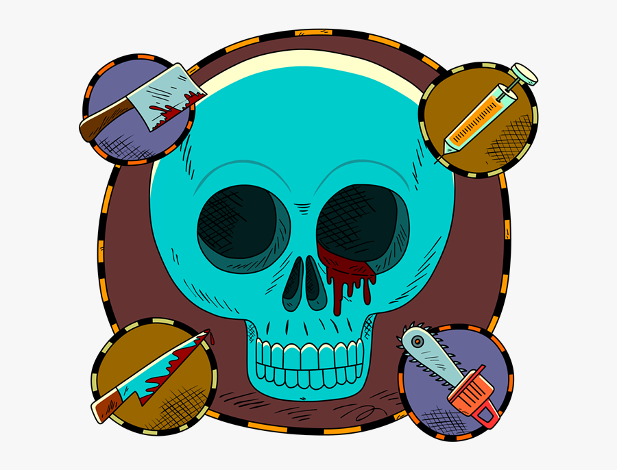 Skull, Transparent Clipart