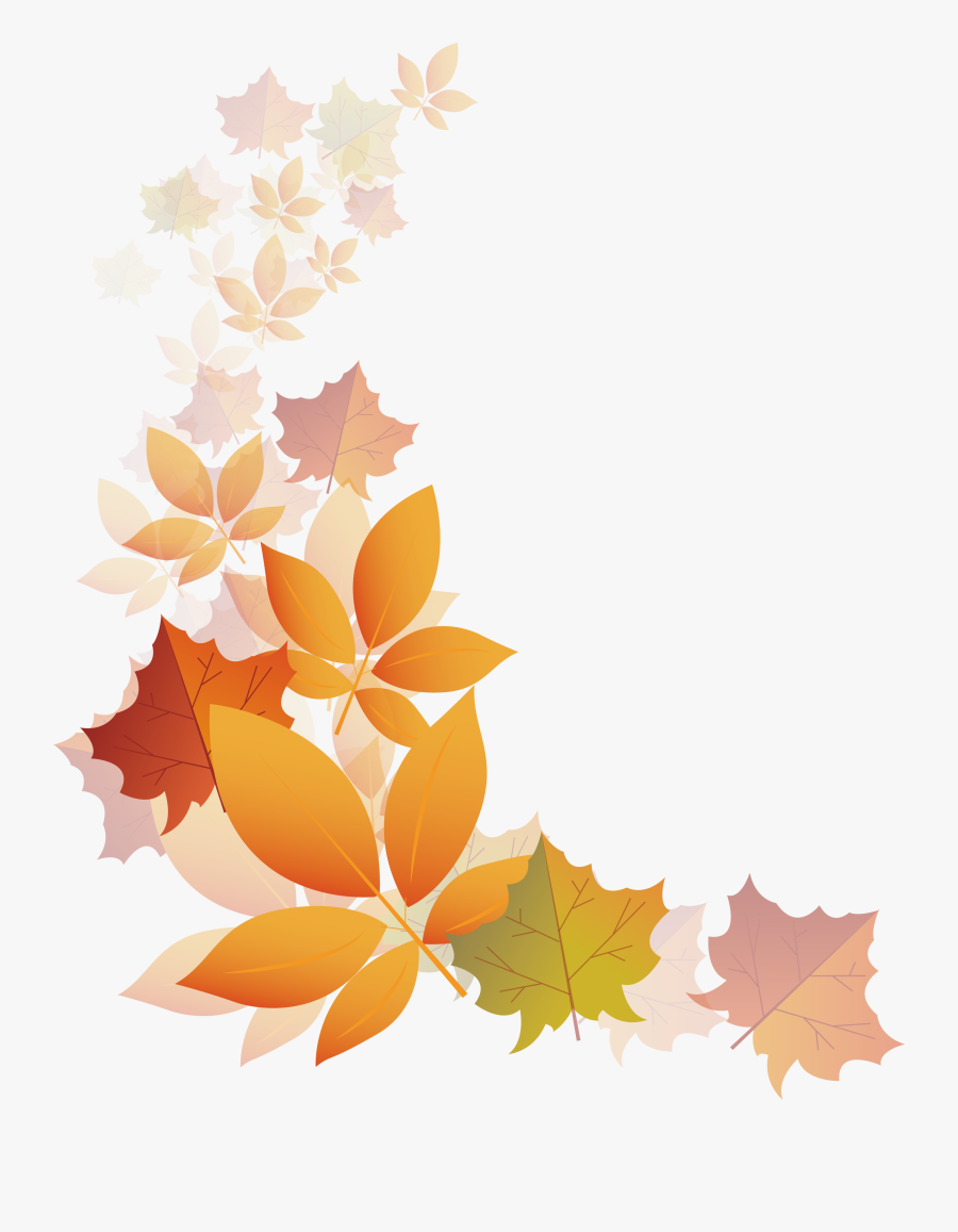 Autumn Transparency And Translucency - Clear Background Autumn Leaves Transparent Background, Transparent Clipart