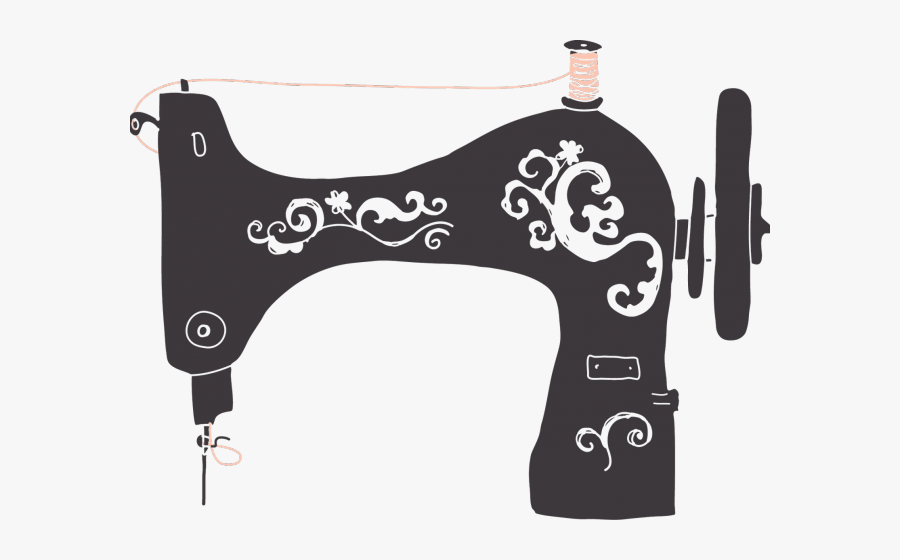 Sewing Machine Clipart Clip Art - Vintage Sewing Machine Clipart, Transparent Clipart
