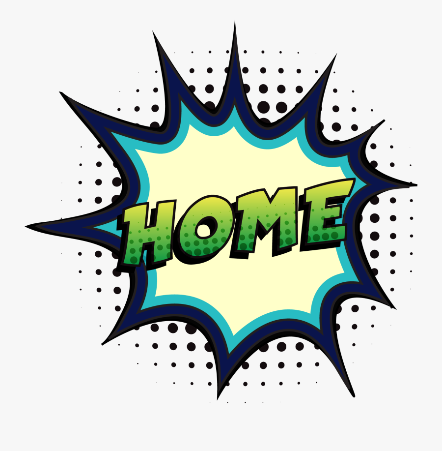 Comic Book Sound Effect Bubbles, Transparent Clipart