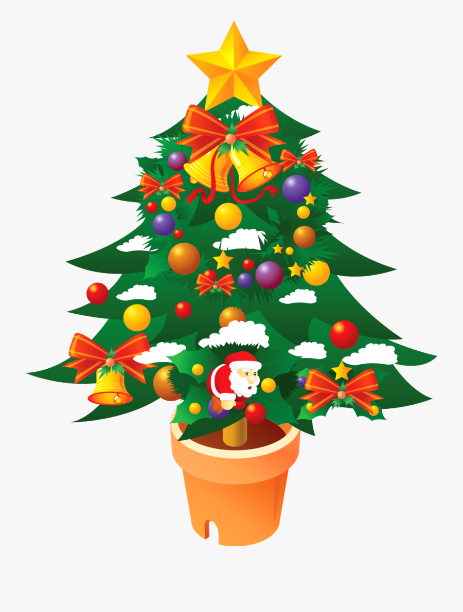 Christmas Tree Clipart Png - Merry Christmas Trees, Transparent Clipart