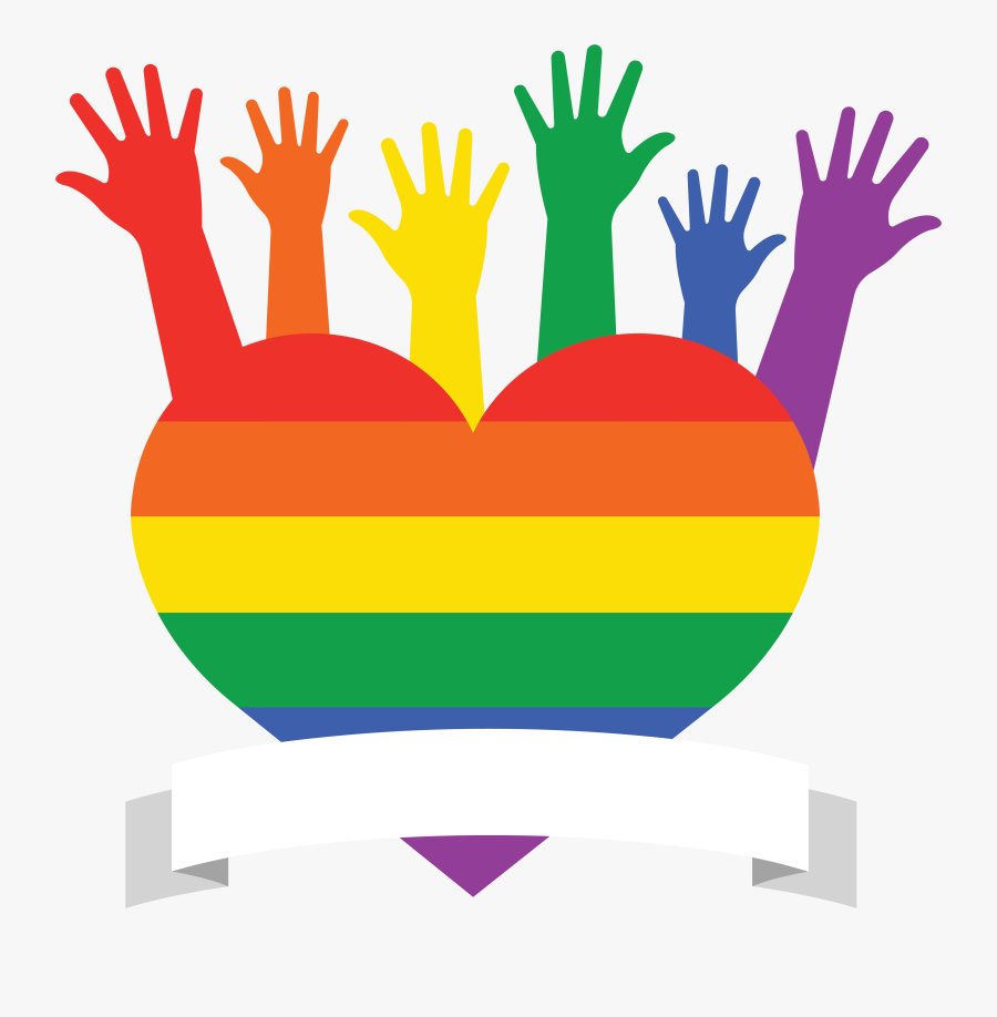 Lgbt Heart - Logo Lgbt World Pride Day, Transparent Clipart