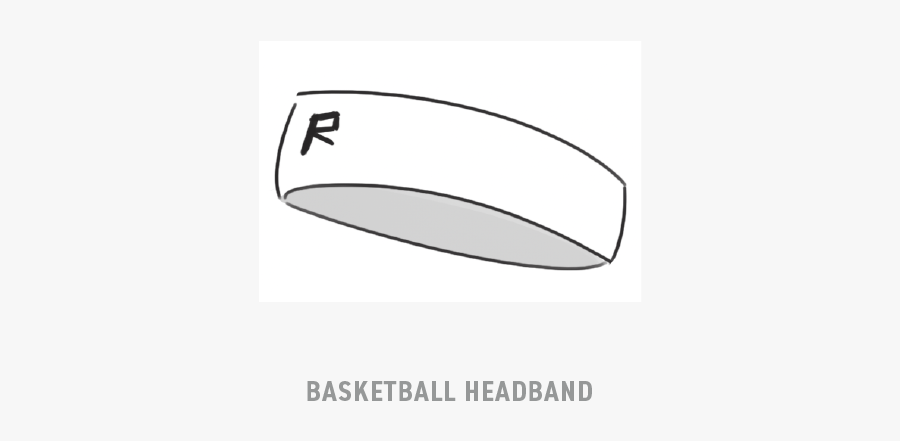 Basketball Headband - Illustration, Transparent Clipart