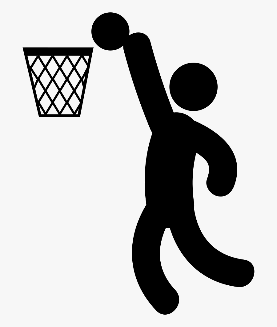 Playing-sports - Basketball Icon Transparent Png, Transparent Clipart